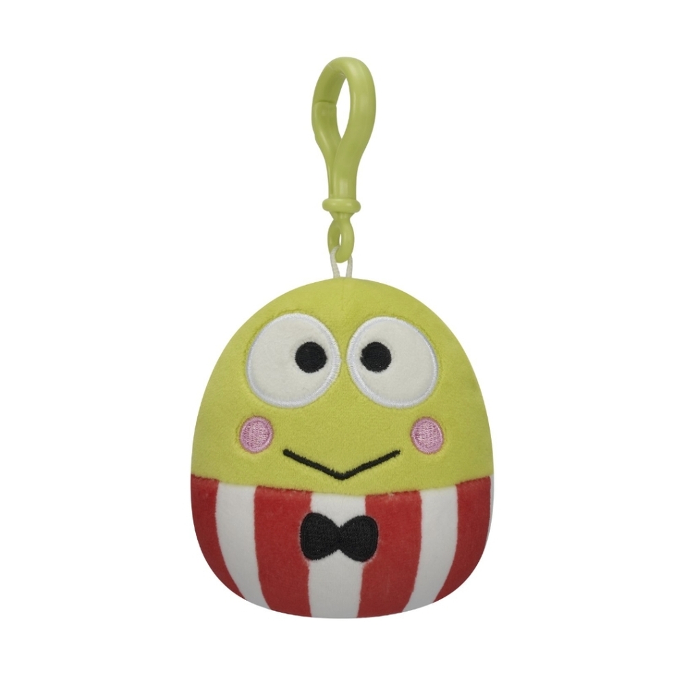 Keroppi Squishmallow Frog Plush Toy with Clip